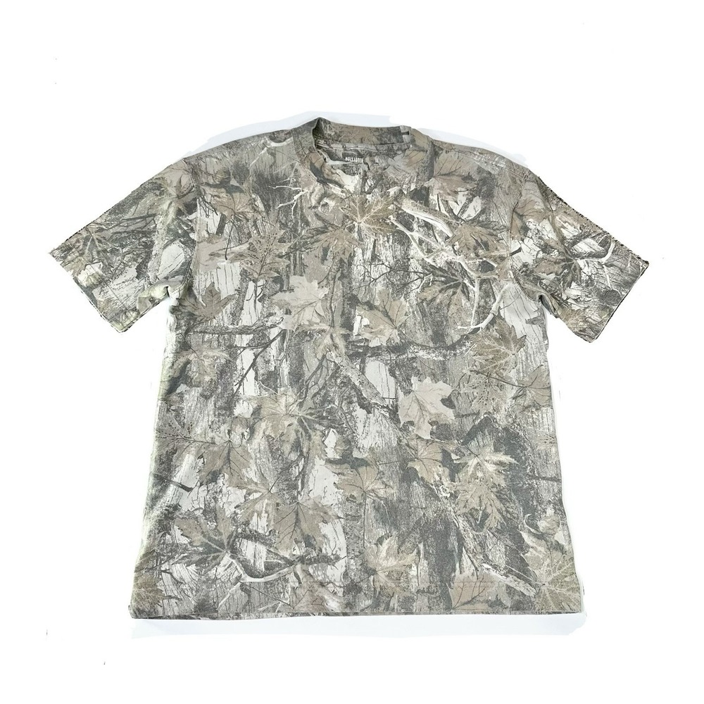 Hollister Heavyweight Boxy Fit Size XS Cotton Camouflage Hunting Skater T-Shirt